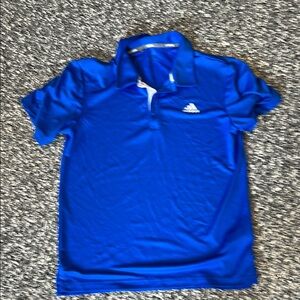 Adidas mens Polo Shirt in Bright Blue